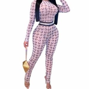 Crescent Moon Jumpsuit O Neck Long Sleeve Bodysuit